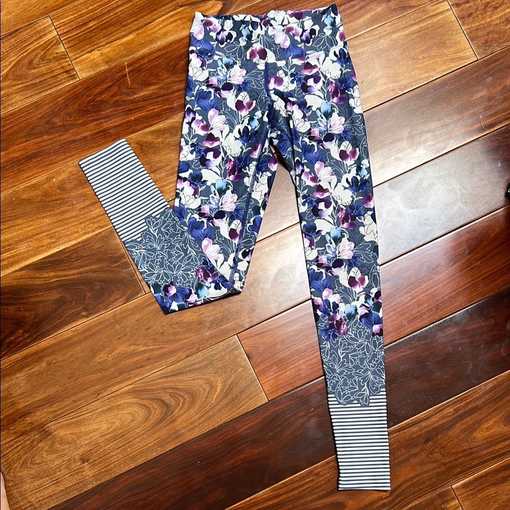 Floral and Striped DharmaBums women’s leggings